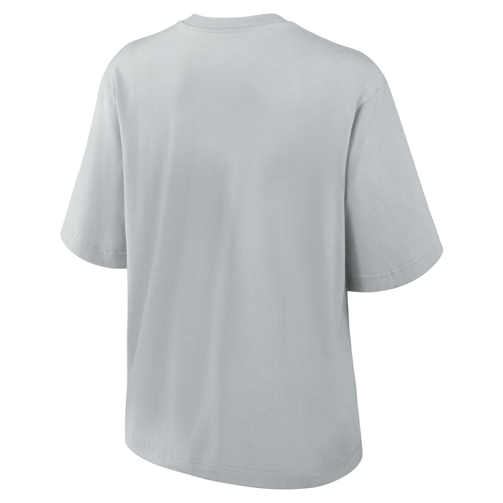 Nike Detroit Lions Women's Glory Arch Boxy T-Shirt Gray