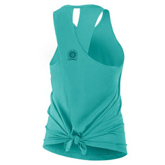 Nike Miami Dolphins Women's Glory Open-Back Crisscross Dri-FIT Tank Top Aqua