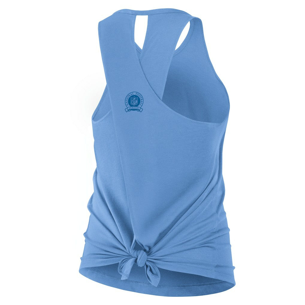Nike Los Angeles Chargers Women's Glory Open-Back Crisscross Dri-FIT Tank Top Powder Blue