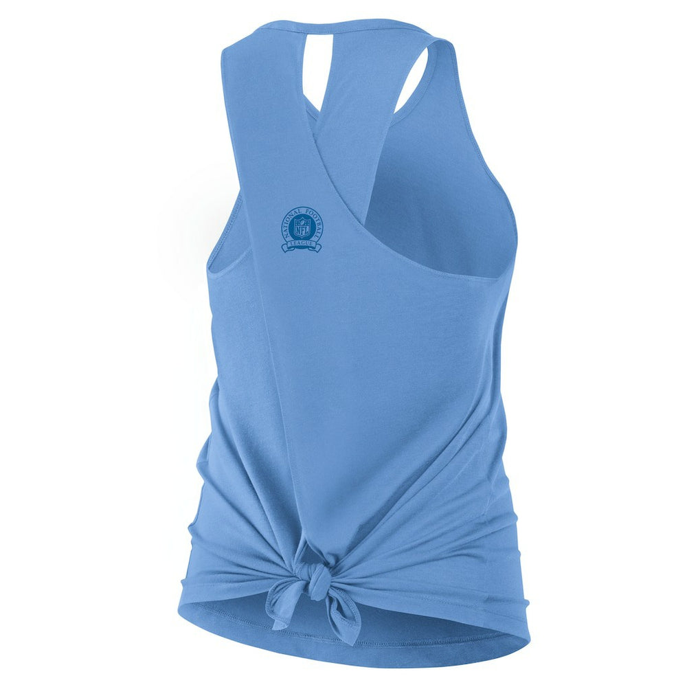 Nike Los Angeles Chargers Women's Glory Open-Back Crisscross Dri-FIT Tank Top Powder Blue