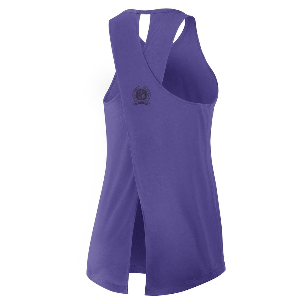 Nike Minnesota Vikings Women's Glory Open-Back Crisscross Dri-FIT Tank Top Purple