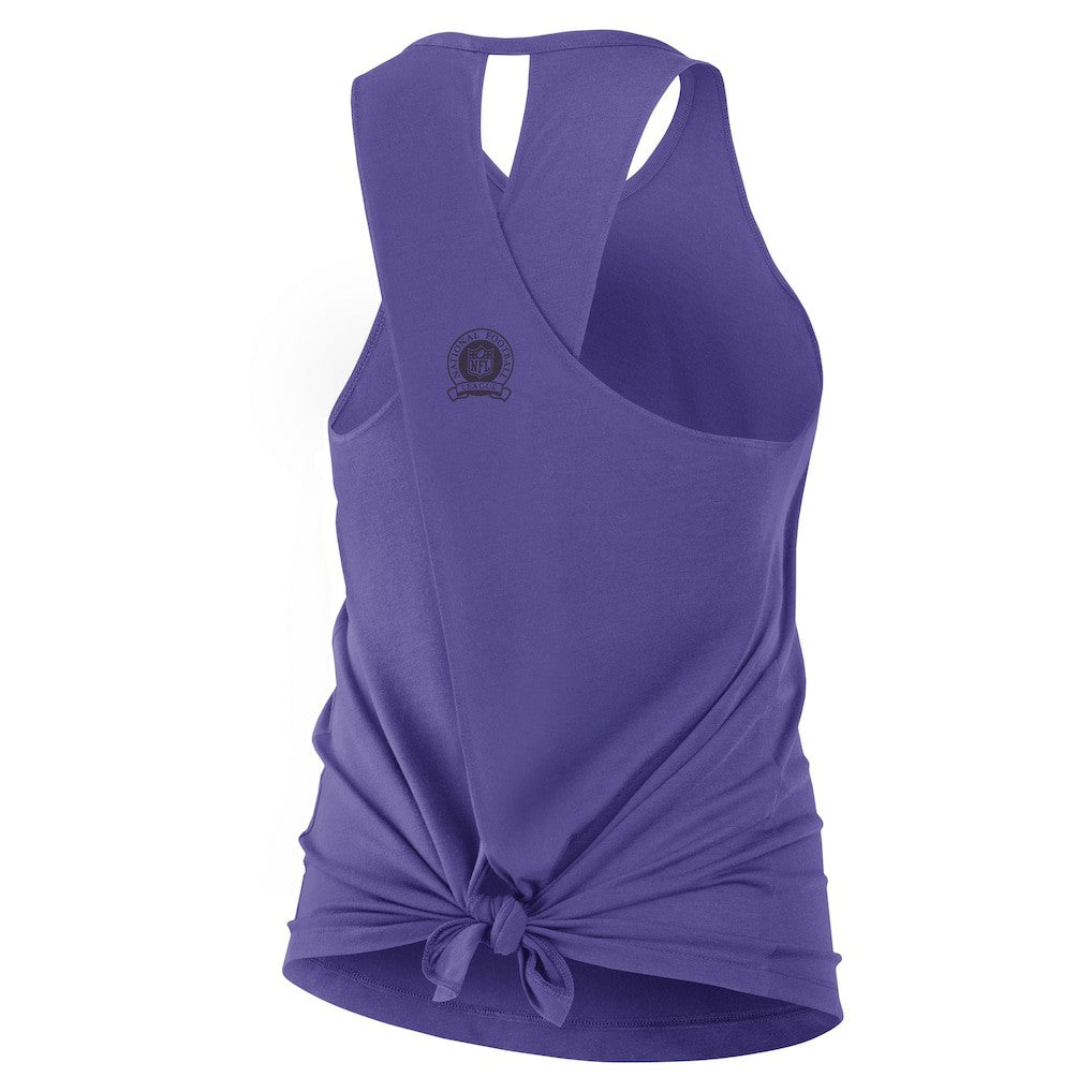 Nike Minnesota Vikings Women's Glory Open-Back Crisscross Dri-FIT Tank Top Purple