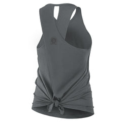 Nike Arizona Cardinals Women's Glory Open-Back Crisscross Dri-FIT Tank Top Charcoal