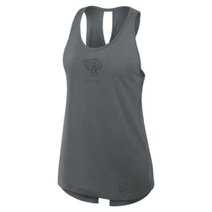 Nike Jacksonville Jaguars Women's Glory Open-Back Crisscross Dri-FIT Tank Top Charcoal