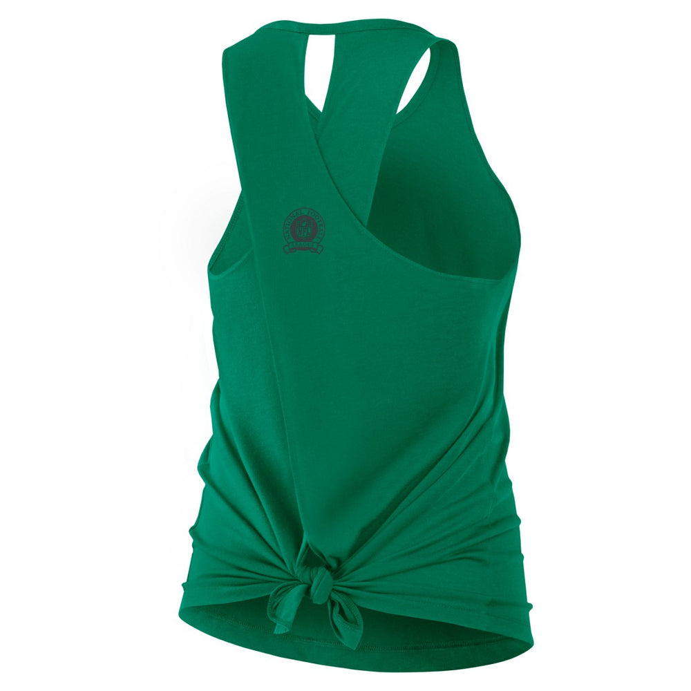 Nike Green Bay Packers Women's Glory Open-Back Crisscross Dri-FIT Tank Top Green