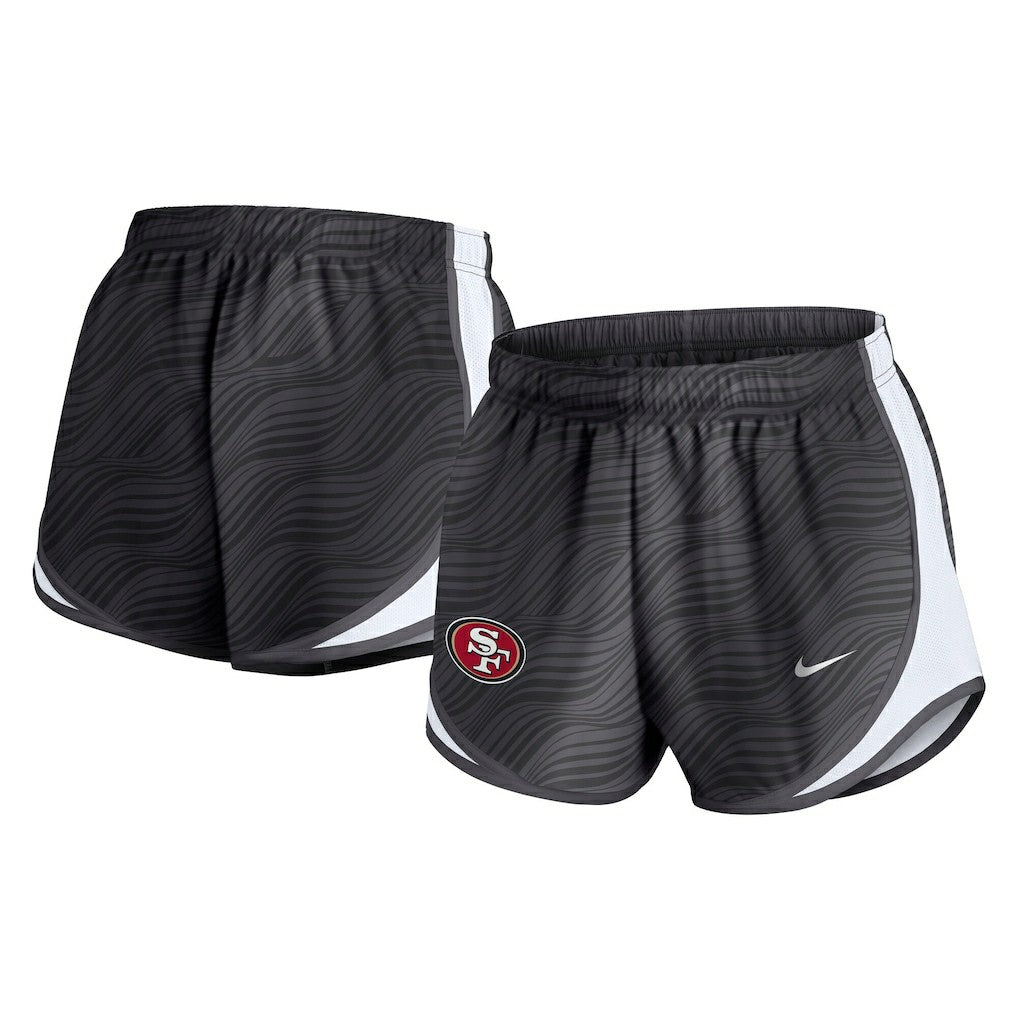 Nike San Francisco 49ers Women's Tempo Dri-FIT Shorts Anthracite