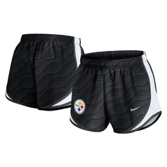 Nike Pittsburgh Steelers Women's Tempo Dri-FIT Shorts Anthracite