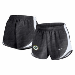 Nike Green Bay Packers Women's Tempo Dri-FIT Shorts Anthracite