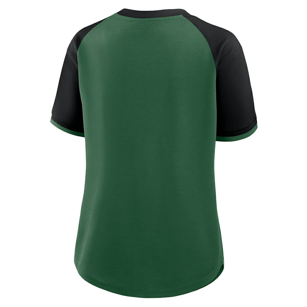 Fanatics New York Jets Women's Height Advantage T-Shirt Green/Black