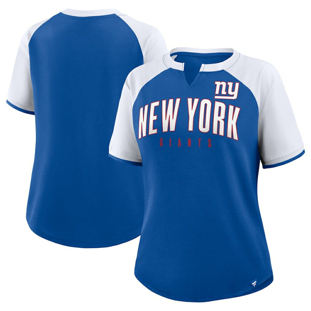 Fanatics New York Giants Women's Height Advantage T-Shirt Royal/White