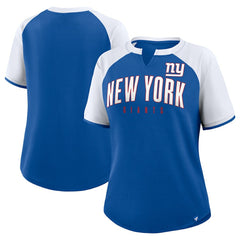 Fanatics New York Giants Women's Height Advantage T-Shirt Royal/White