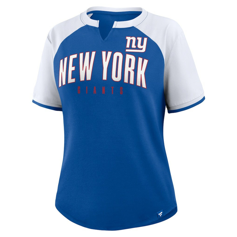 Fanatics New York Giants Women's Height Advantage T-Shirt Royal/White