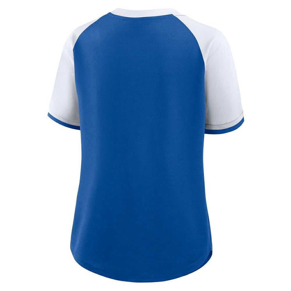 Fanatics New York Giants Women's Height Advantage T-Shirt Royal/White