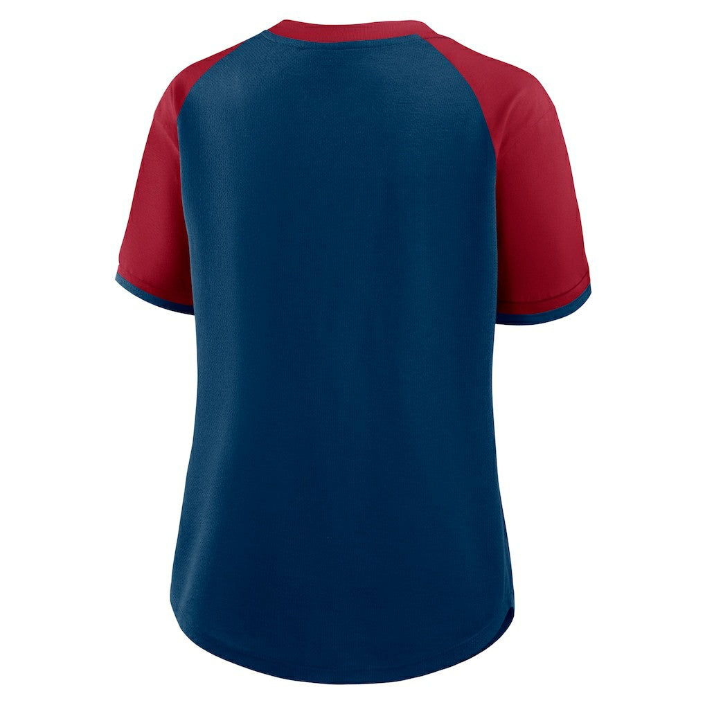 Fanatics Houston Texans Women's Height Advantage T-Shirt Navy/Red