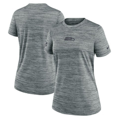 Nike Seattle Seahawks Women's Sideline Velocity Dri-FIT T-Shirt Gray