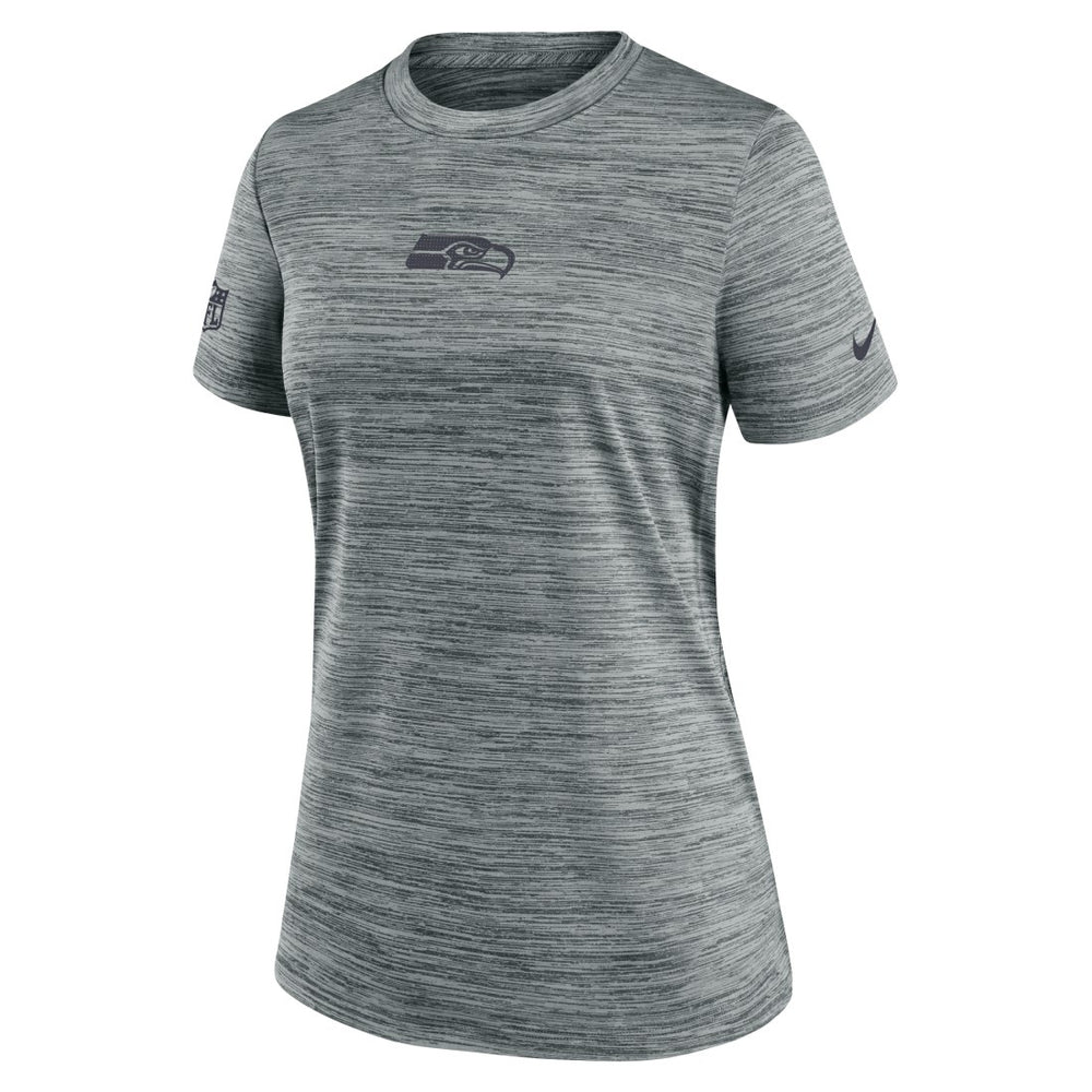 Nike Seattle Seahawks Women's Sideline Velocity Dri-FIT T-Shirt Gray