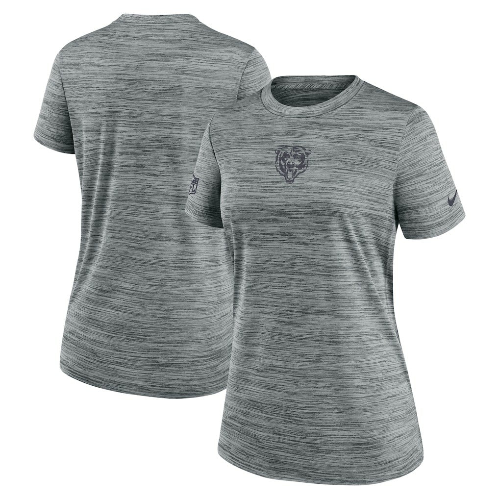 Nike Chicago Bears Women's Sideline Velocity Dri-FIT T-Shirt Gray