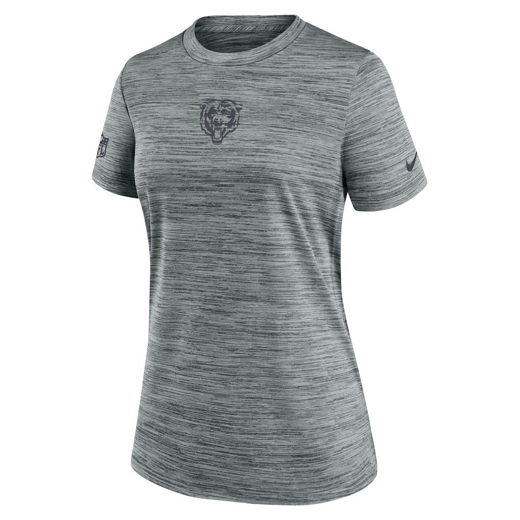 Nike Chicago Bears Women's Sideline Velocity Dri-FIT T-Shirt Gray