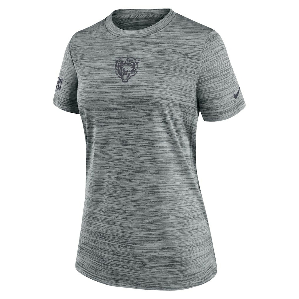Nike Chicago Bears Women's Sideline Velocity Dri-FIT T-Shirt Gray