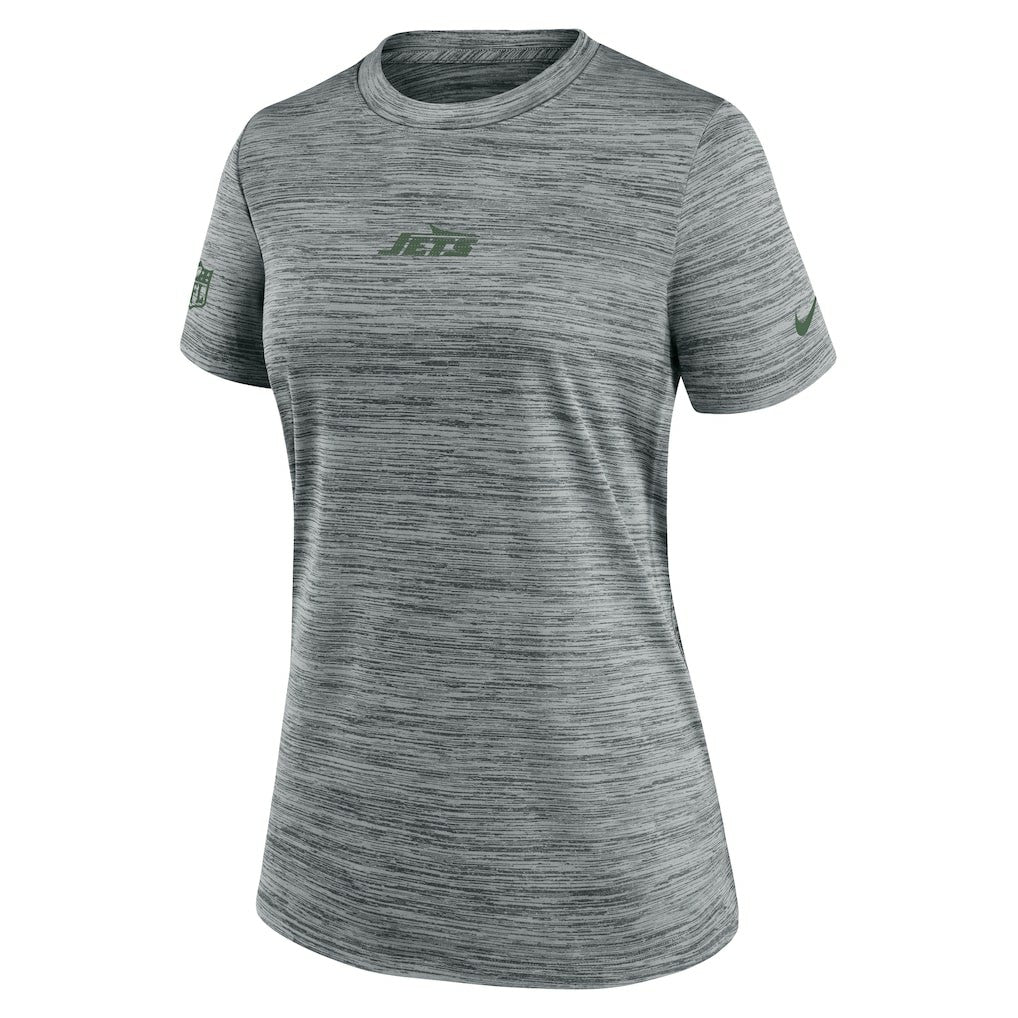 Nike New York Jets Women's Sideline Velocity Dri-FIT T-Shirt Gray