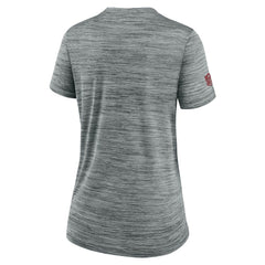 Nike San Francisco 49ers Women's Sideline Velocity Dri-FIT T-Shirt Gray