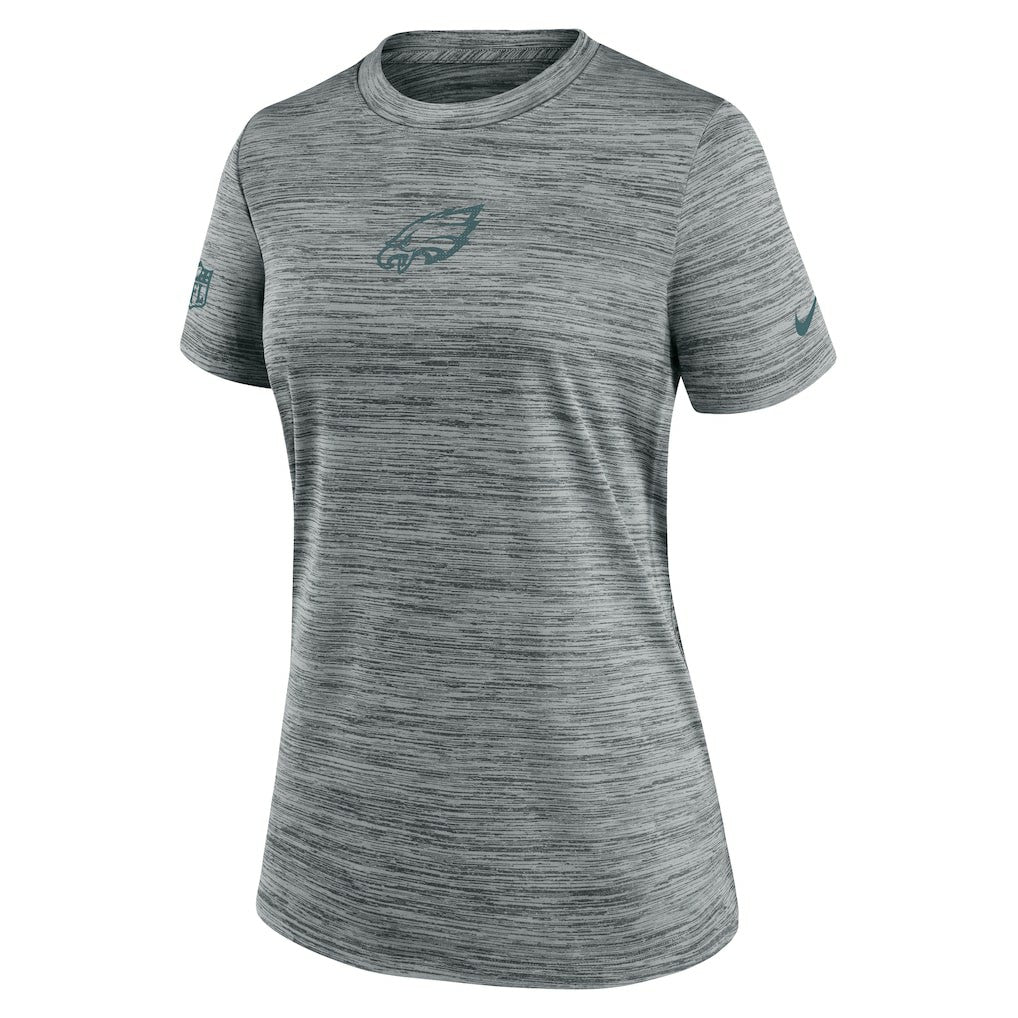 Nike Philadelphia Eagles Women's Sideline Velocity Dri-FIT T-Shirt Gray
