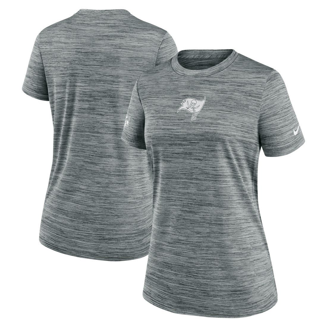 Nike Tampa Bay Buccaneers Women's Sideline Velocity Dri-FIT T-Shirt Gray