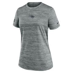 Nike New England Patriots Women's Sideline Velocity Dri-FIT T-Shirt Gray