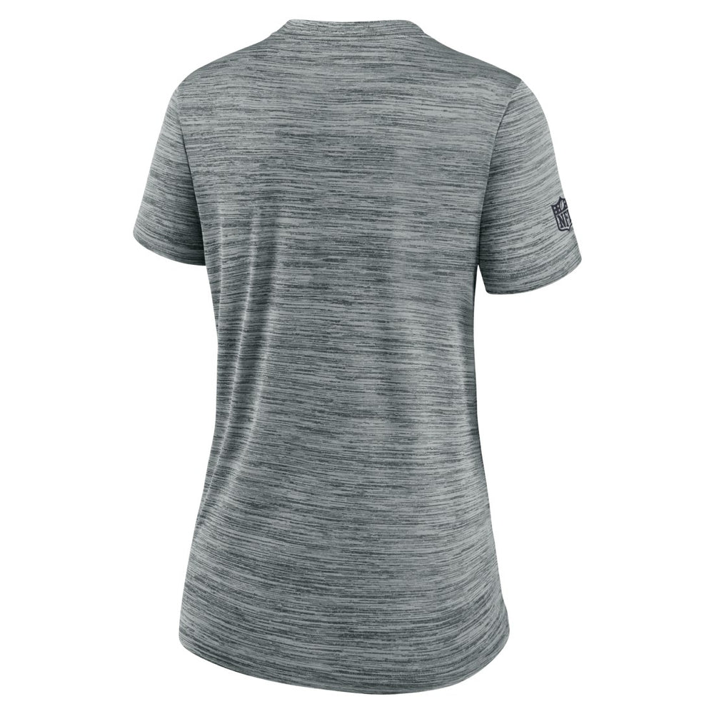 Nike Denver Broncos Women's Sideline Velocity Dri-FIT T-Shirt Gray