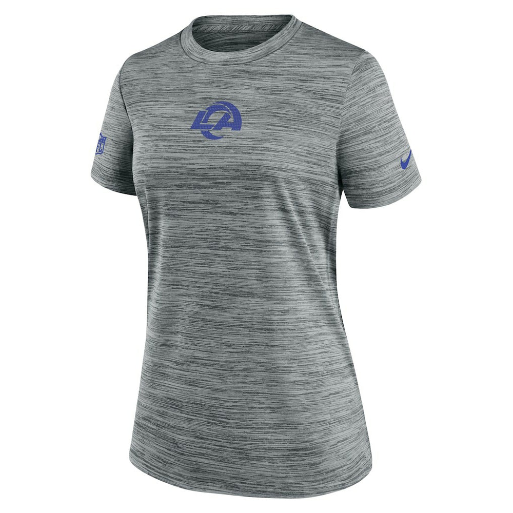 Nike Los Angeles Rams Women's Sideline Velocity Dri-FIT T-Shirt Gray