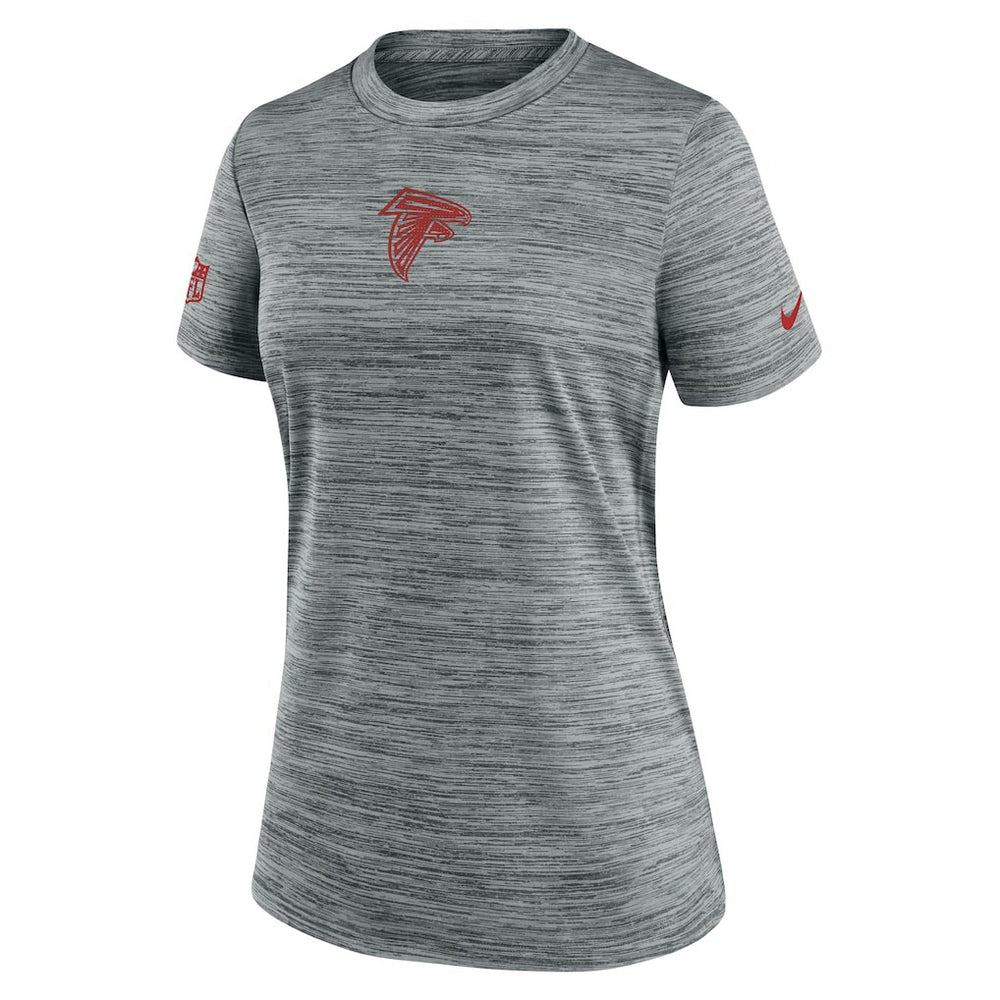 Nike Atlanta Falcons Women's Sideline Velocity Dri-FIT T-Shirt Gray