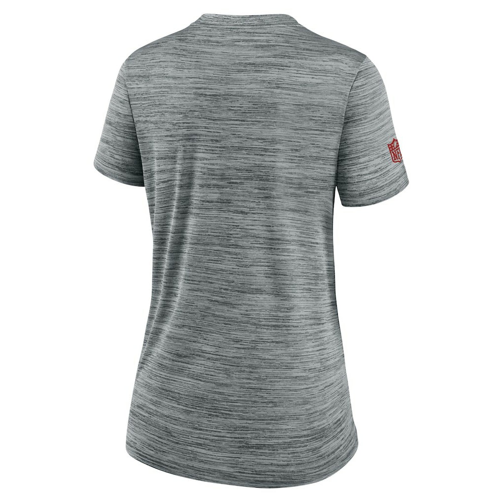 Nike Atlanta Falcons Women's Sideline Velocity Dri-FIT T-Shirt Gray