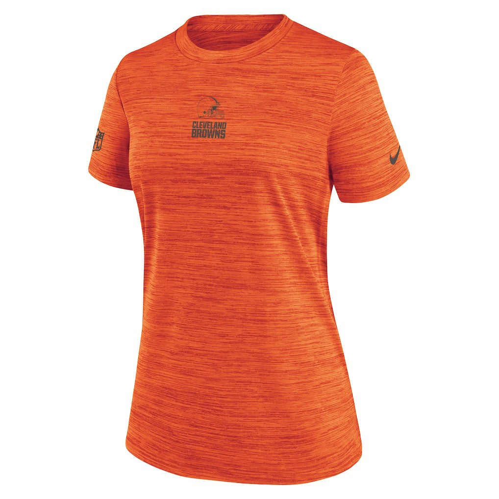 Nike Cleveland Browns Women's Sideline Velocity Dri-FIT T-Shirt Orange