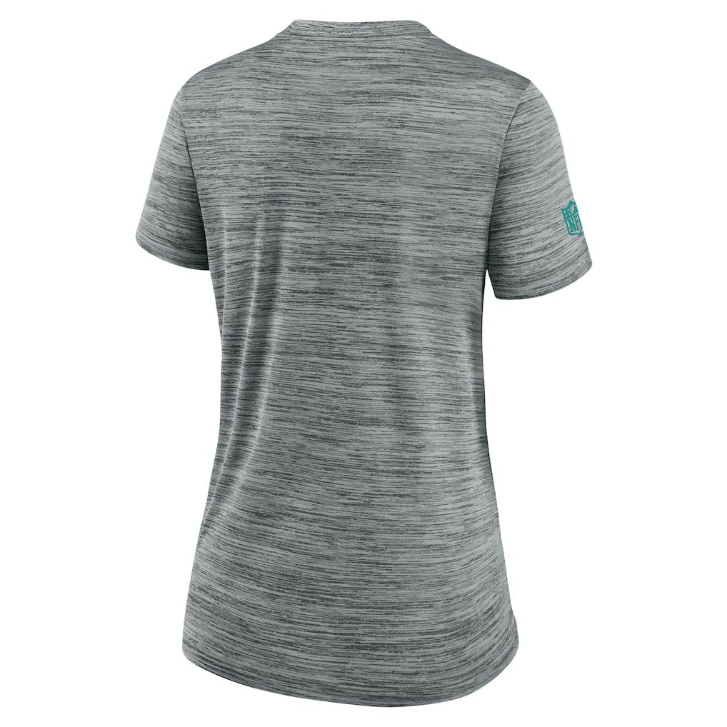 Nike Miami Dolphins Women's Sideline Velocity Dri-FIT T-Shirt Gray