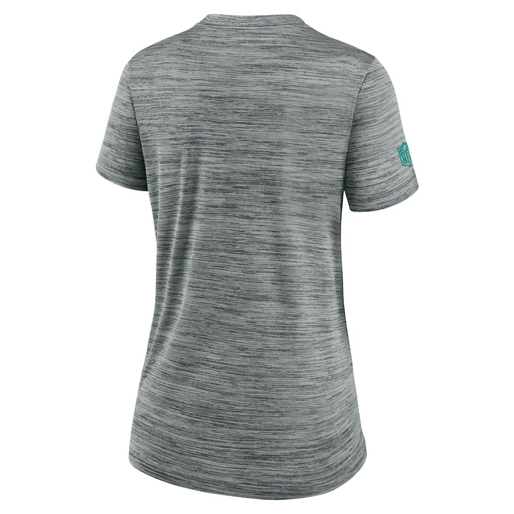Nike Miami Dolphins Women's Sideline Velocity Dri-FIT T-Shirt Gray