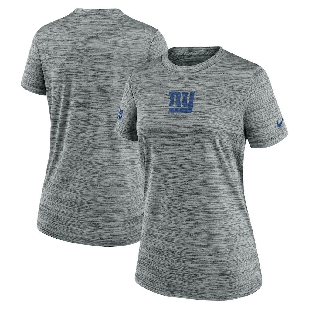 Nike New York Giants Women's Sideline Velocity Dri-FIT T-Shirt Gray