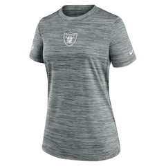 Nike Las Vegas Raiders Women's Sideline Velocity Dri-FIT T-Shirt Gray