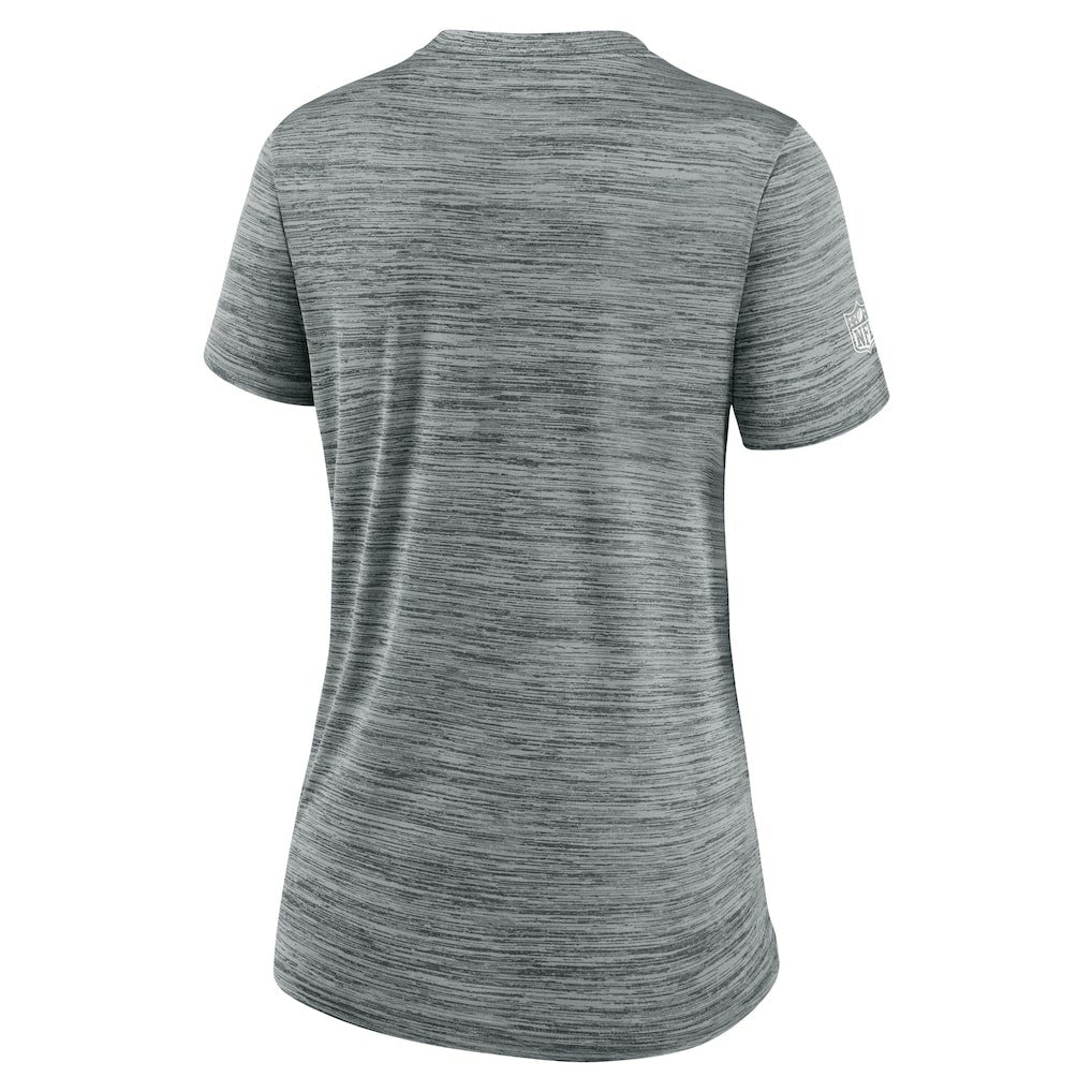 Nike Las Vegas Raiders Women's Sideline Velocity Dri-FIT T-Shirt Gray