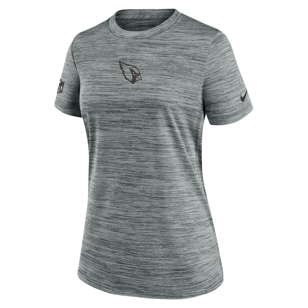 Nike Arizona Cardinals Women's Sideline Velocity Dri-FIT T-Shirt Gray
