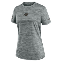 Nike Carolina Panthers Women's Sideline Velocity Dri-FIT T-Shirt Gray
