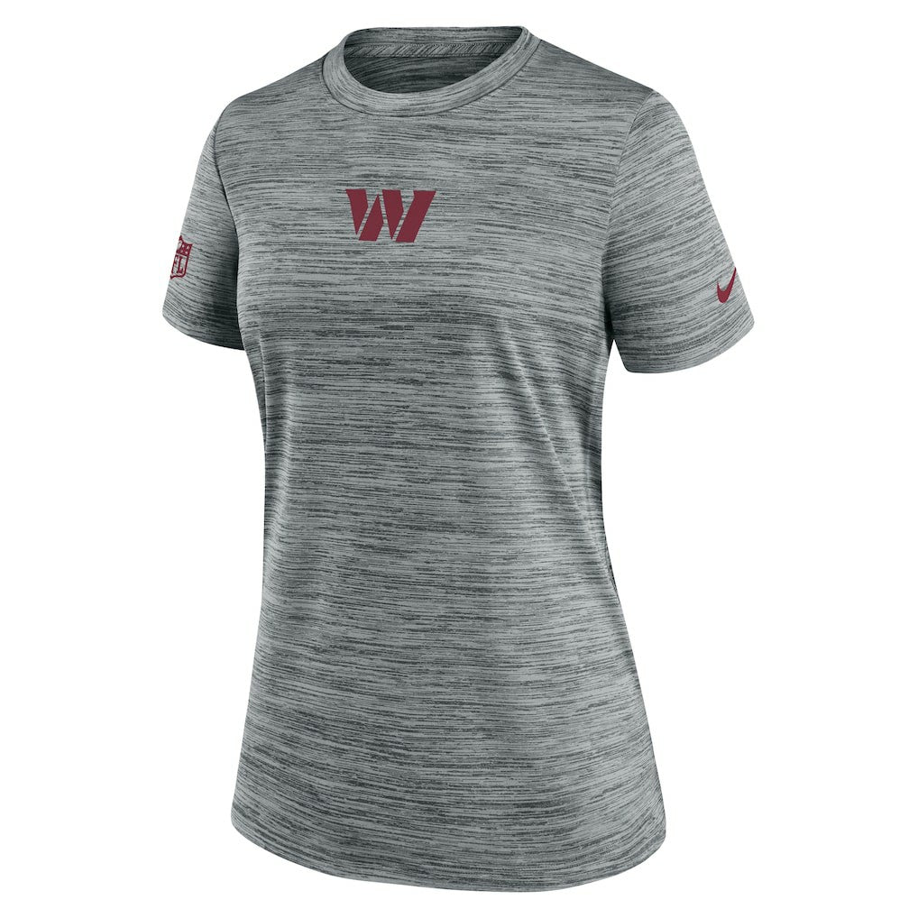 Nike Washington Commanders Women's Sideline Velocity Dri-FIT T-Shirt Gray
