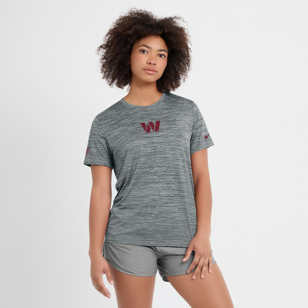 Nike Washington Commanders Women's Sideline Velocity Dri-FIT T-Shirt Gray