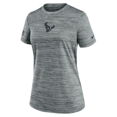 Nike Houston Texans Women's Sideline Velocity Dri-FIT T-Shirt Gray