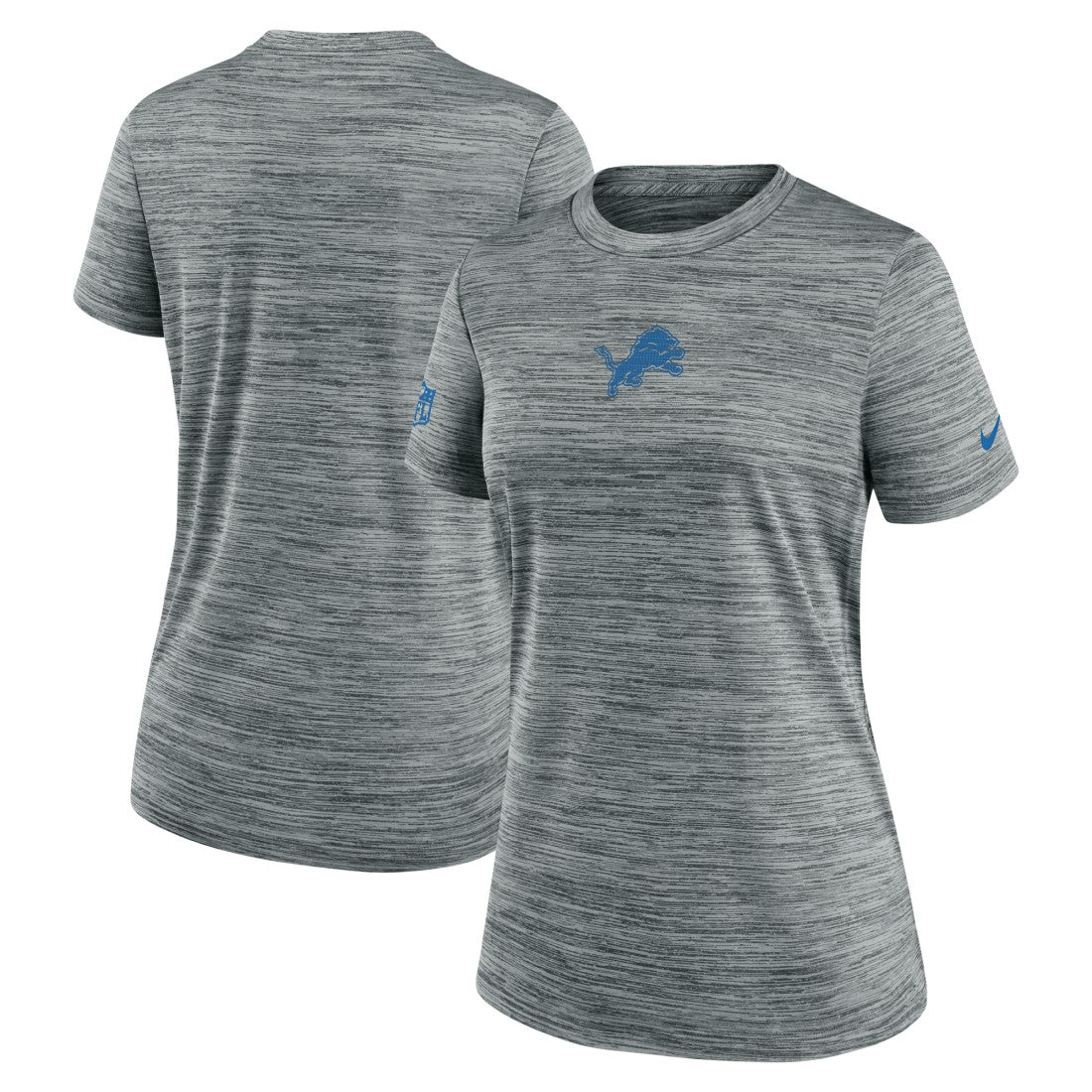 Nike Detroit Lions Women's Sideline Velocity Dri-FIT T-Shirt Gray