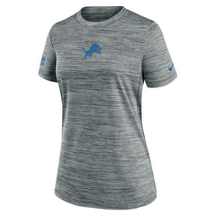 Nike Detroit Lions Women's Sideline Velocity Dri-FIT T-Shirt Gray