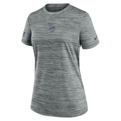 Nike Minnesota Vikings Women's Sideline Velocity Dri-FIT T-Shirt Gray