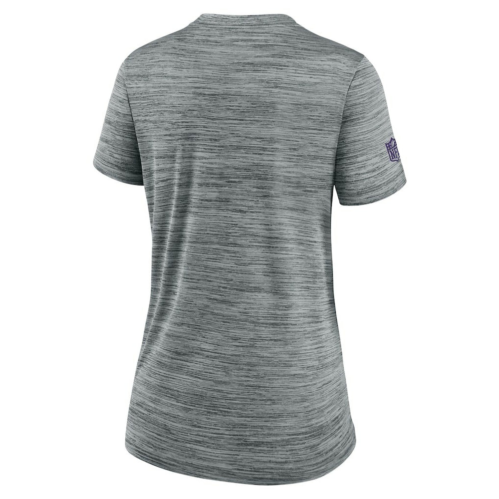 Nike Minnesota Vikings Women's Sideline Velocity Dri-FIT T-Shirt Gray