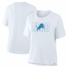 Fanatics Detroit Lions Women's Line Em Up T-Shirt Ash