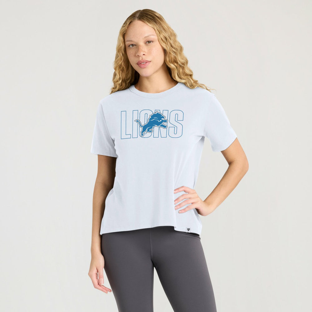 Fanatics Detroit Lions Women's Line Em Up T-Shirt Ash