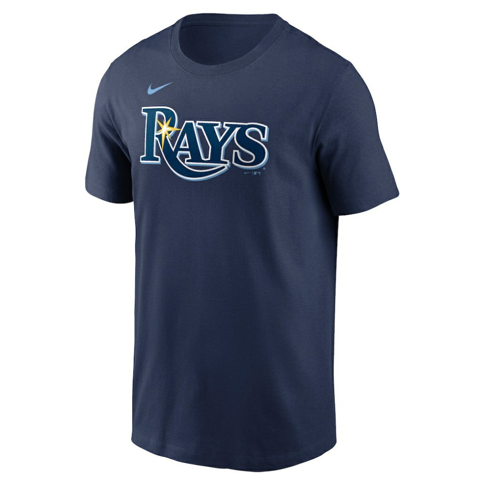 Yandy Diaz Tampa Bay Rays Nike Fuse Name & Number T-Shirt - Navy - Nike on Sale